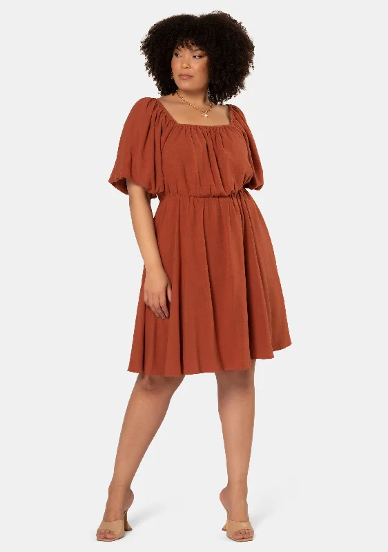 Bella Puff Sleeve Mini Dress