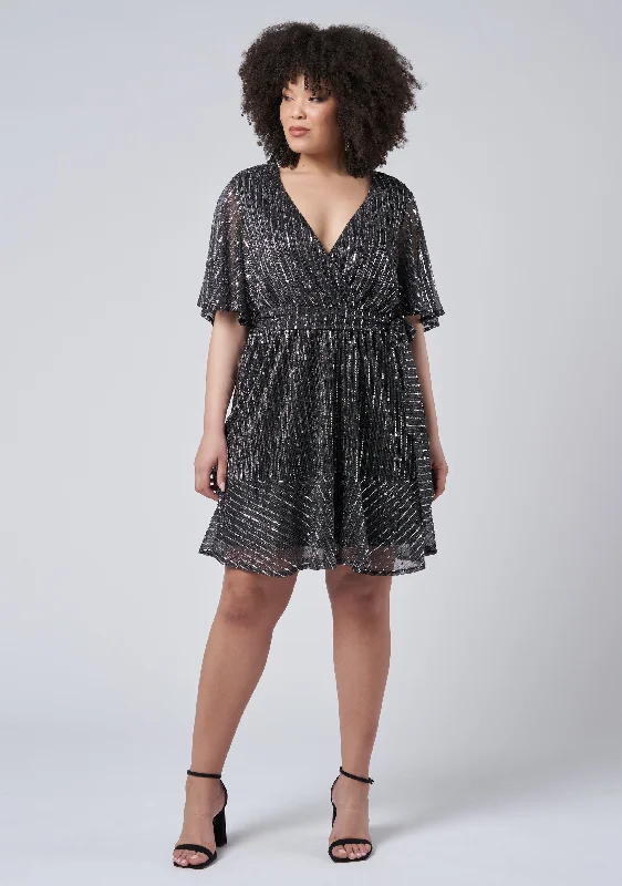 Glow Frill Hem Mini Dress