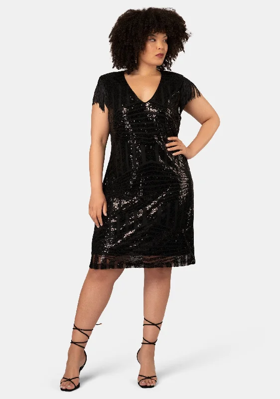 Over The Top Sequin Mini Dress