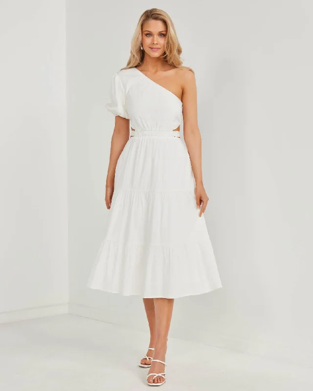 Uberta Dress-White