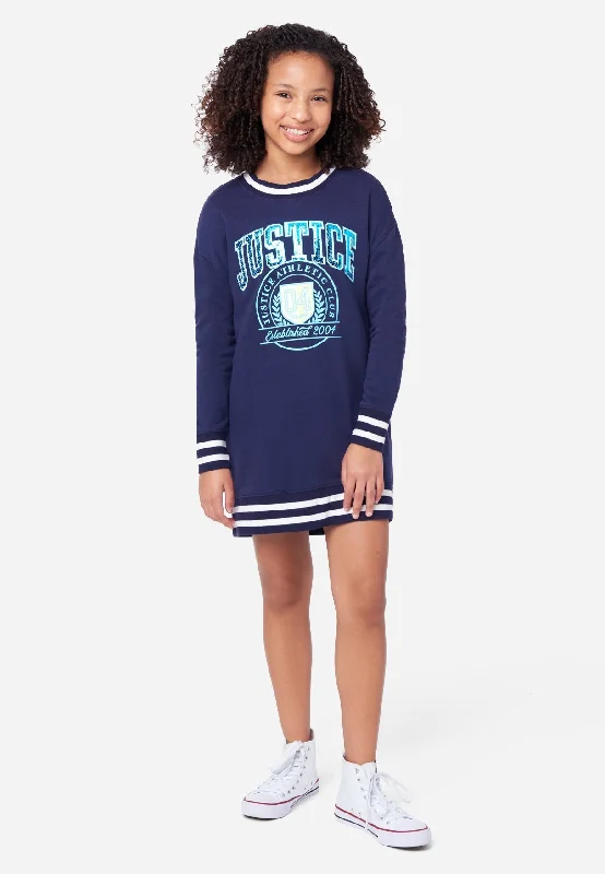 Justice Branded Girls Sweatshirt Dress