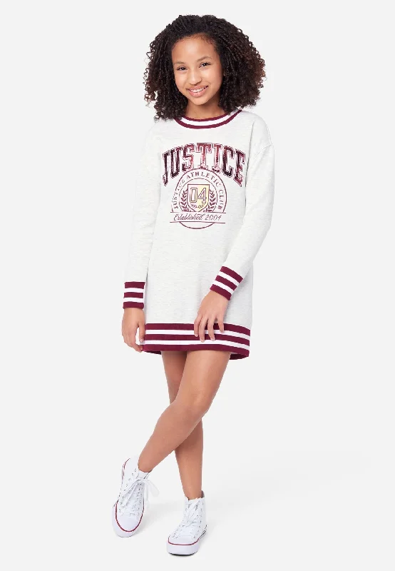 Justice Branded Girls Sweatshirt Dress