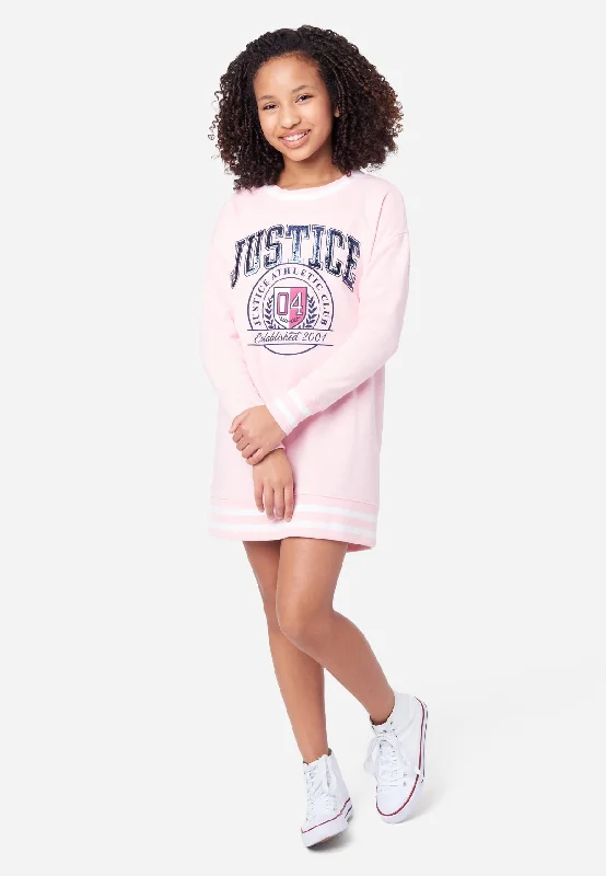 Justice Branded Girls Sweatshirt Dress